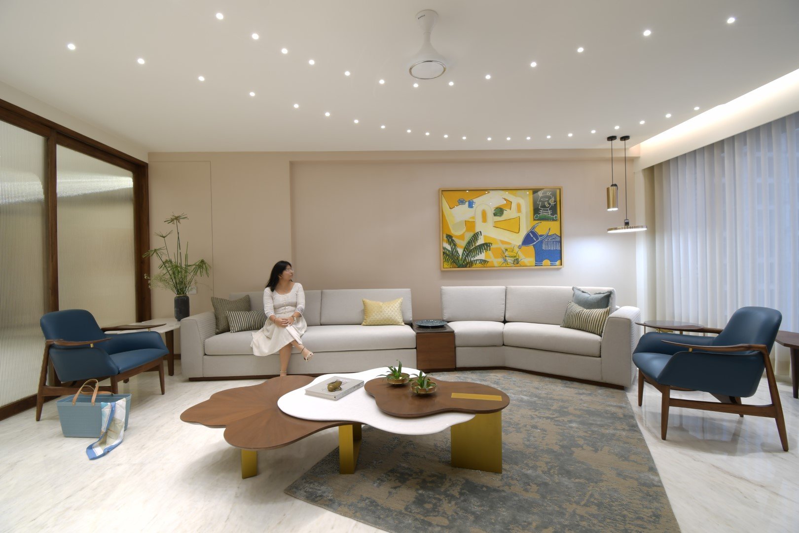 4BHK interior, Sindhu Bhavan Road
